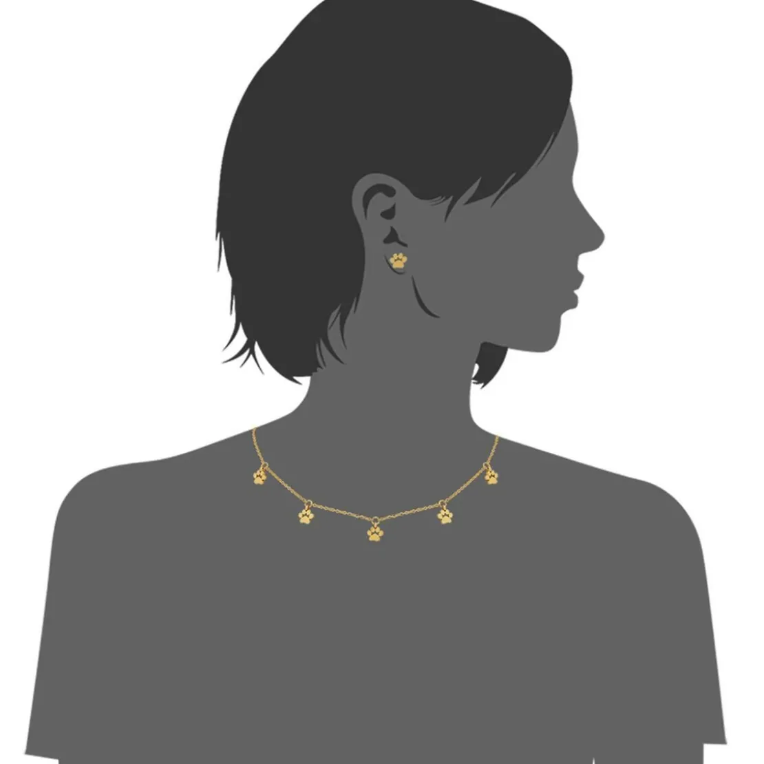 EdforceCollier et pendentif Femme 41-0301-S - Edforce