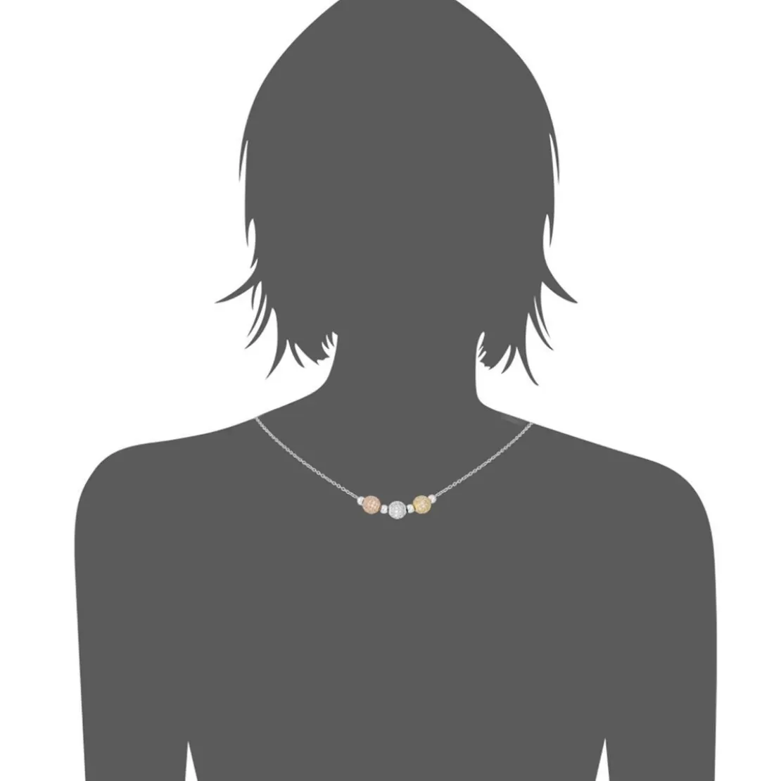 EdforceCollier et pendentif Femme 541-0046-N - Edforce