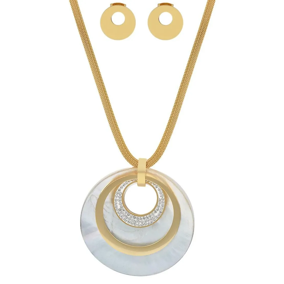 EdforceCollier et pendentif Femme 93-0840-S - Edforce