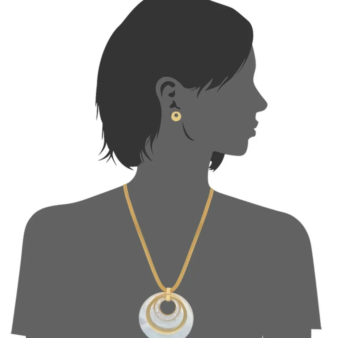 EdforceCollier et pendentif Femme 93-0840-S - Edforce