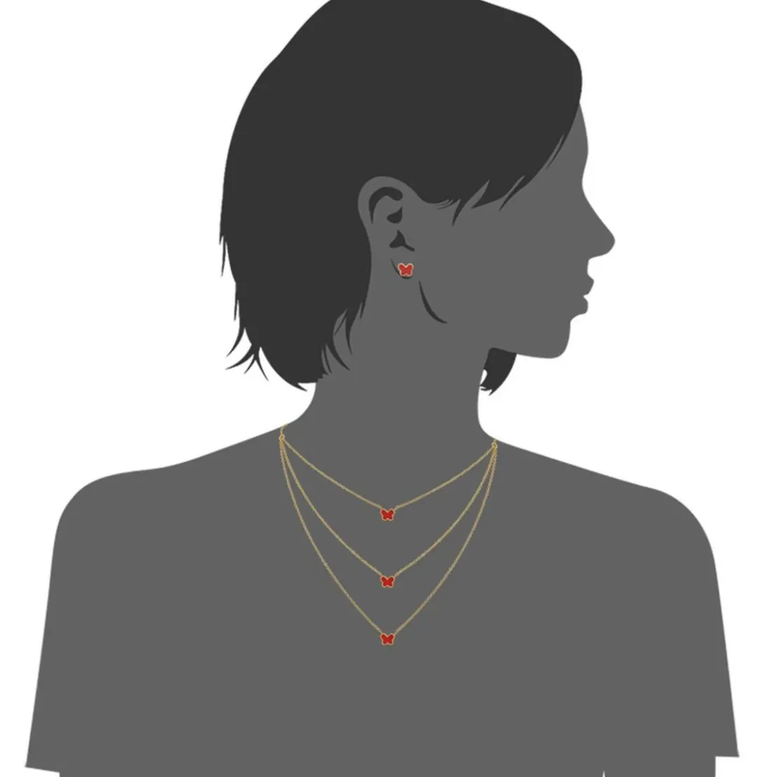 EdforceCollier et pendentif Femme 226-0046-S - Edforce
