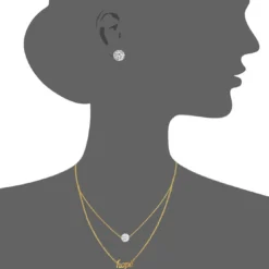 EdforceCollier et pendentif Femme 165-0155-S - Edforce