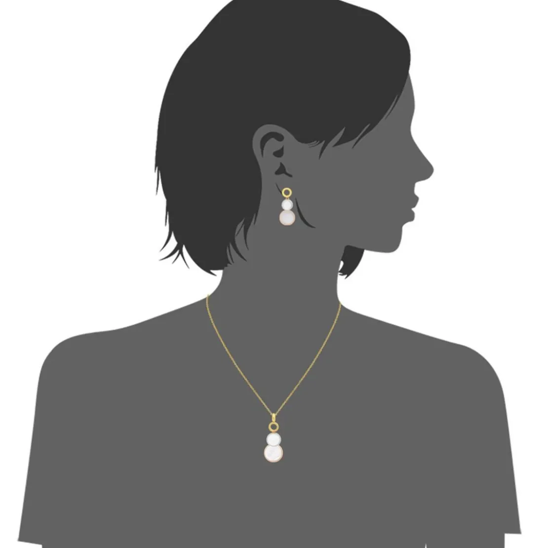 EdforceCollier et pendentif Femme 302-0100-S - Edforce