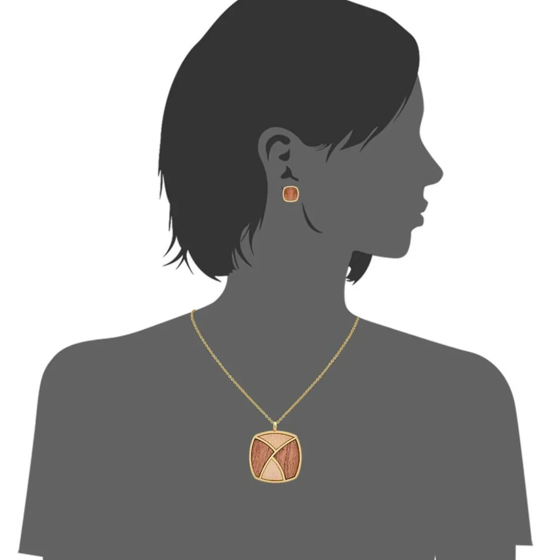 EdforceCollier et pendentif Femme 93-0916-S - Edforce