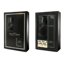 Edwin JaggerCoffret Rasage - Blaireau Anglais Imitation Ébène et Crème à Raser à L'Aloe Vera