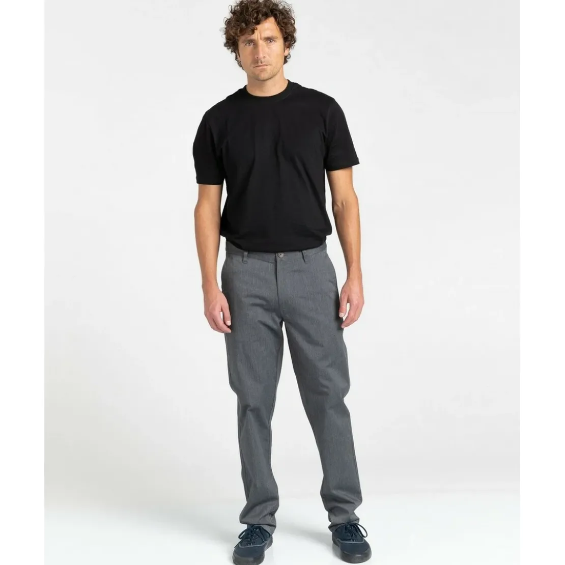 ElementPantalon Slack - Gris Howland Classicbleu en coton