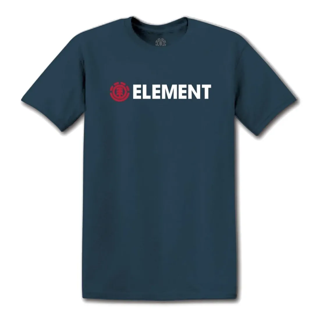ElementTee Shirt-Garçon bleu canard en coton
