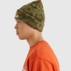 Ellesse VêtementsBonnet Homme Velly Camo Kaki en laine