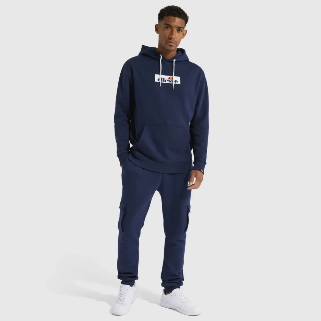 Ellesse VêtementsSweat à capuche en polycoton bleu CRESTIDA OH HOODY
