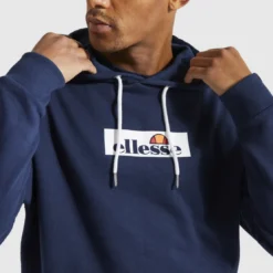Ellesse VêtementsSweat à capuche en polycoton bleu CRESTIDA OH HOODY