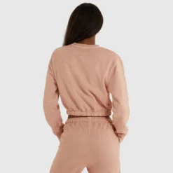 Ellesse VêtementsSweat court POPSY - rose en coton