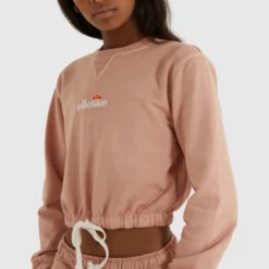 Ellesse VêtementsSweat court POPSY - rose en coton