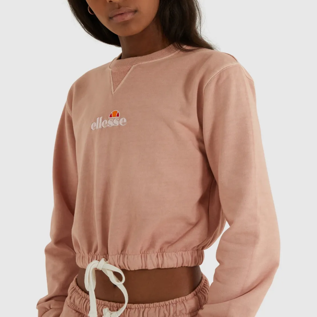 Ellesse VêtementsSweat court POPSY - rose en coton