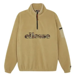 Ellesse VêtementsSweat Demi-Zippé Homme Travestimento beige
