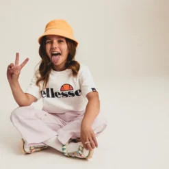 Ellesse VêtementsTee-shirt junior JENA JNR blanc en coton