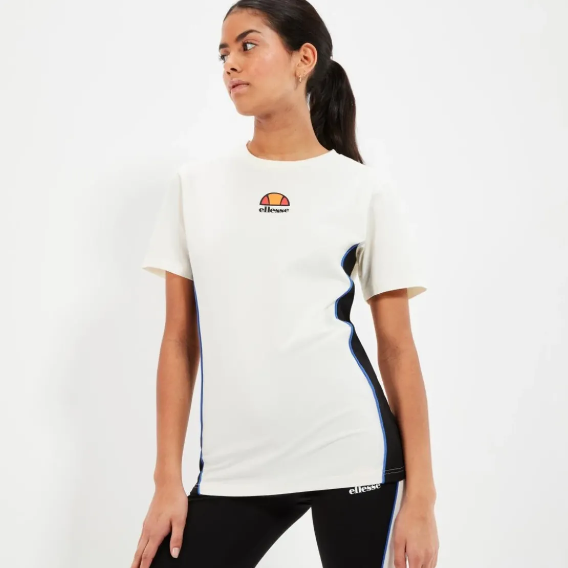 Ellesse VêtementsTee-shirt manches courtes LEXA blanc en coton