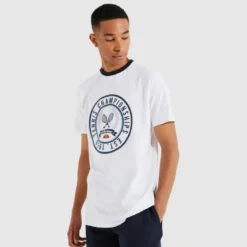 Ellesse VêtementsTee-shirt SEGNA blanc en coton