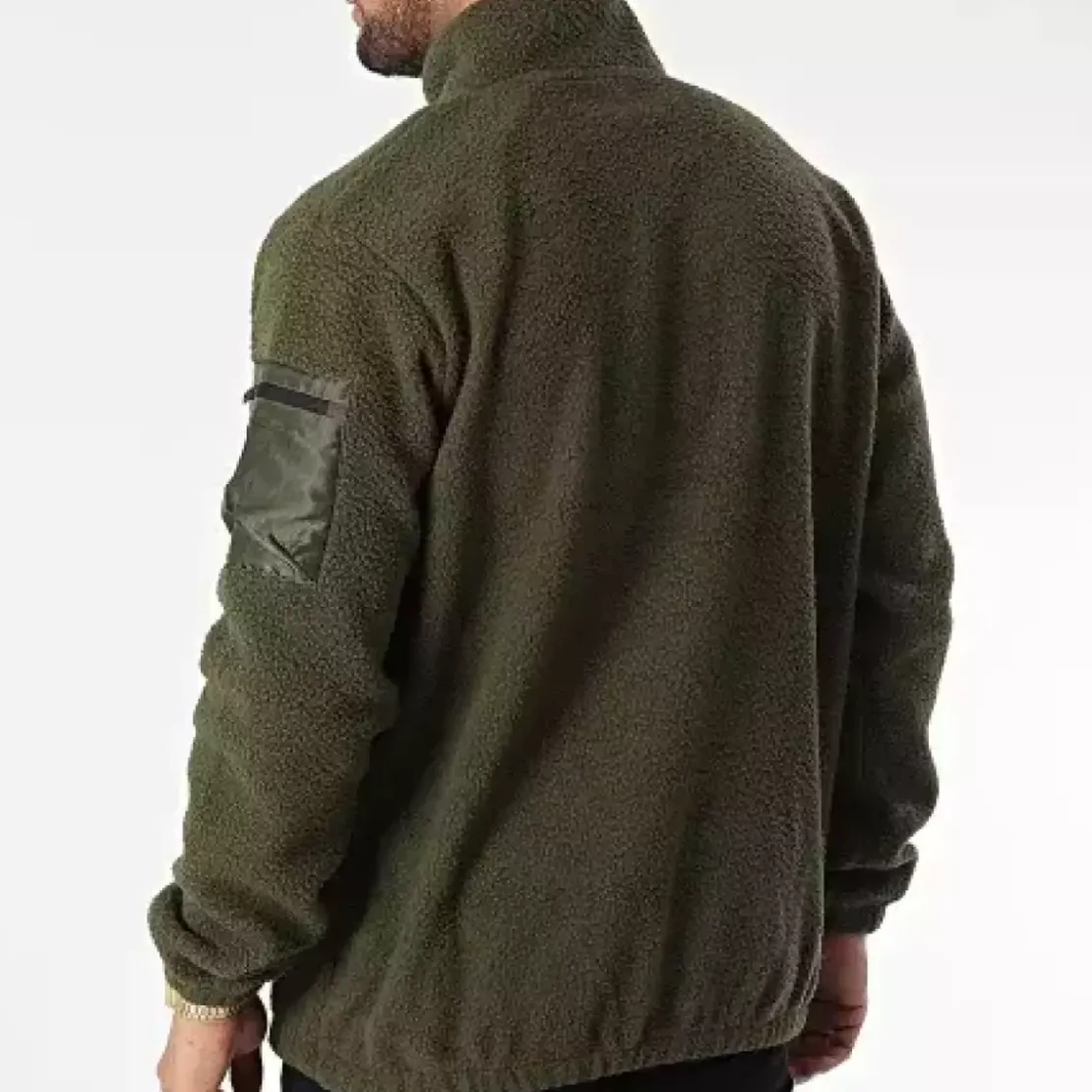 Ellesse VêtementsVeste demi-zippée CARUSO kaki
