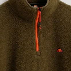Ellesse VêtementsVeste demi-zippée CARUSO kaki
