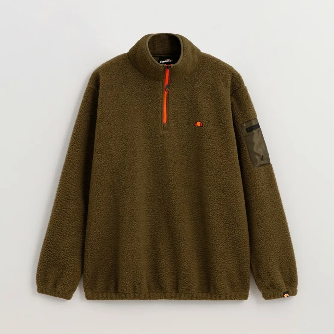 Ellesse VêtementsVeste demi-zippée CARUSO kaki