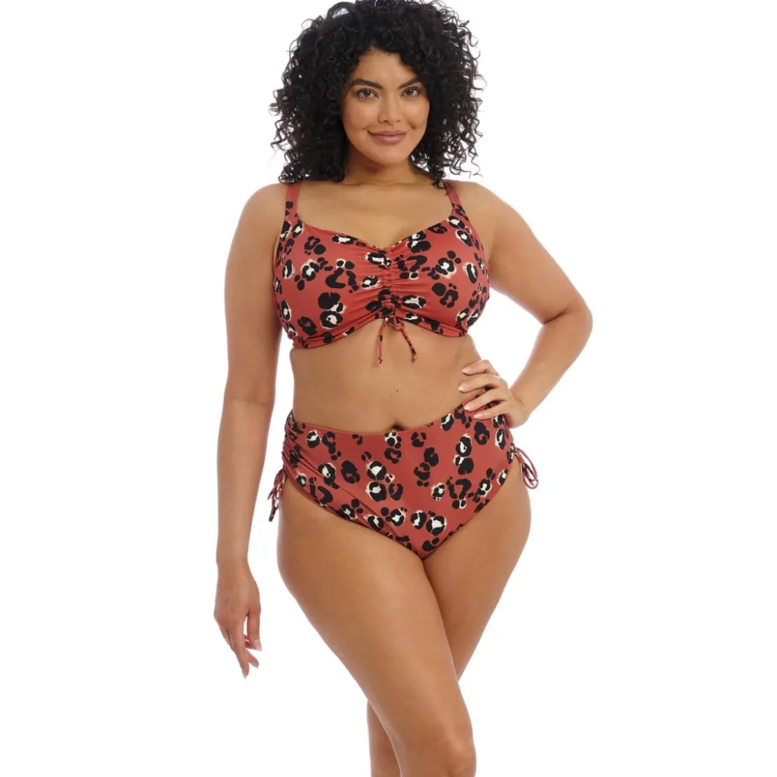 Elomi bainBas de Maillot de Bain Réglable - Marron - KOTIYA