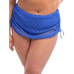 Elomi bainCulotte de bain ajustable - Bleue Elomi Bainen nylon- BAZARUTO