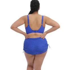 Elomi bainCulotte de bain ajustable - Bleue Elomi Bainen nylon- BAZARUTO