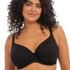 Elomi bainHaut de bikini plongeant - Noir- BAZARUTO