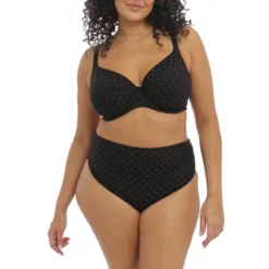 Elomi bainHaut de bikini plongeant - Noir- BAZARUTO