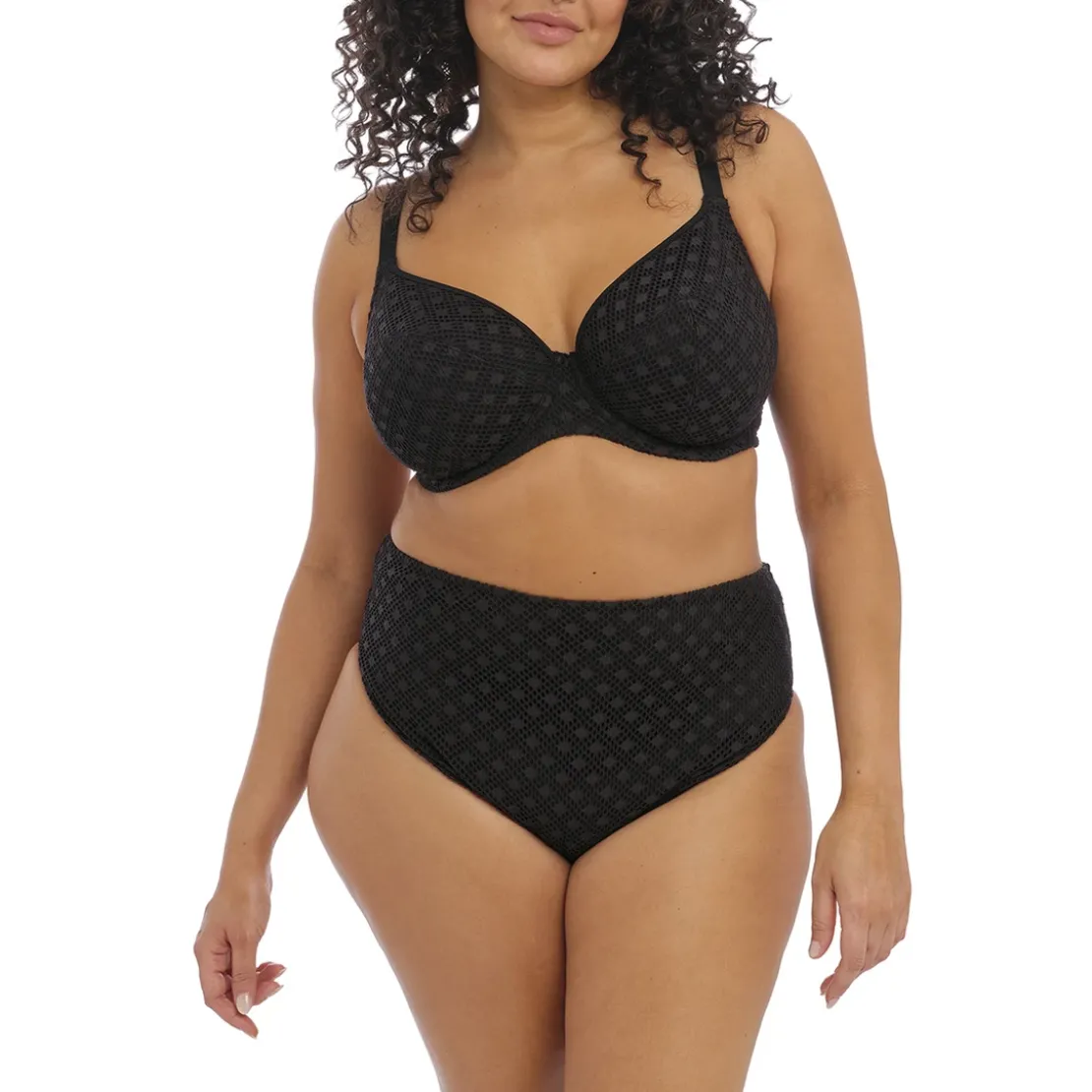 Elomi bainHaut de bikini plongeant - Noir- BAZARUTO