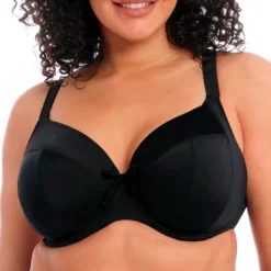 Elomi bainHaut de bikini plongeant - Noir - PLAIN SAILING