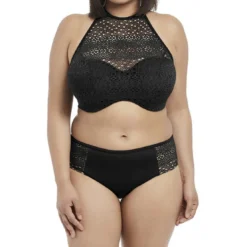 Elomi bainHaut de maillot de bain crop top Elomi INDIE black-Elomi Bain noir- Indie