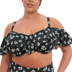 Elomi bainHaut de maillot de bain emboîtant armatures - Noir PLAIN SAILING en nylon- PLAIN SAILING