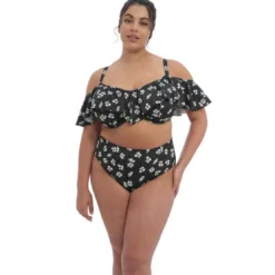 Elomi bainHaut de maillot de bain emboîtant armatures - Noir PLAIN SAILING en nylon- PLAIN SAILING