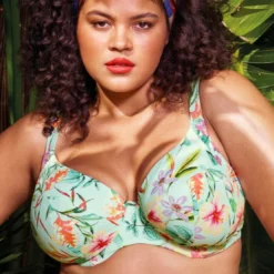 Elomi bainHaut de maillot de bain emboitant- Vert Floral aquatic- Sunshine Cove