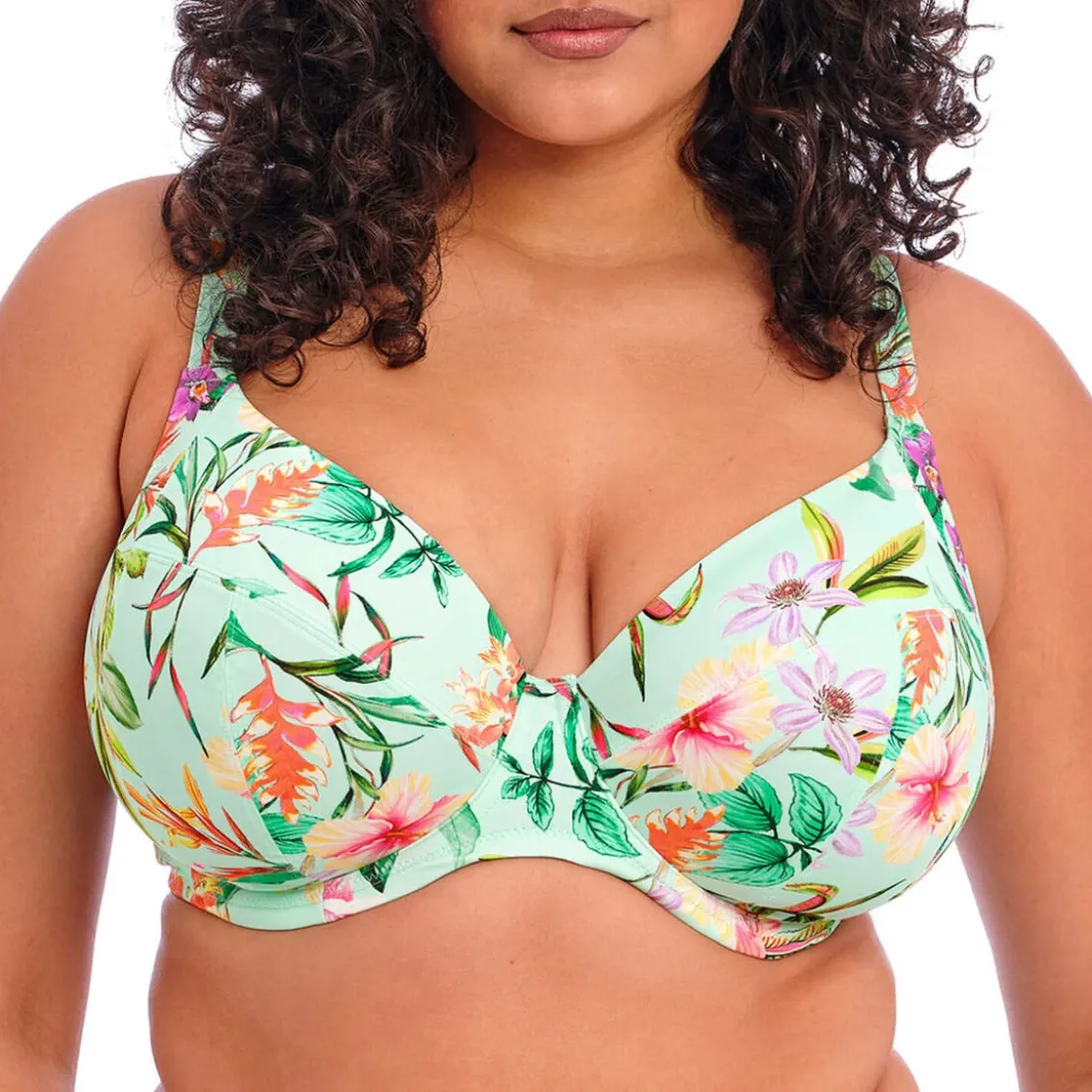 Elomi bainHaut de maillot de bain emboitant- Vert Floral aquatic- Sunshine Cove