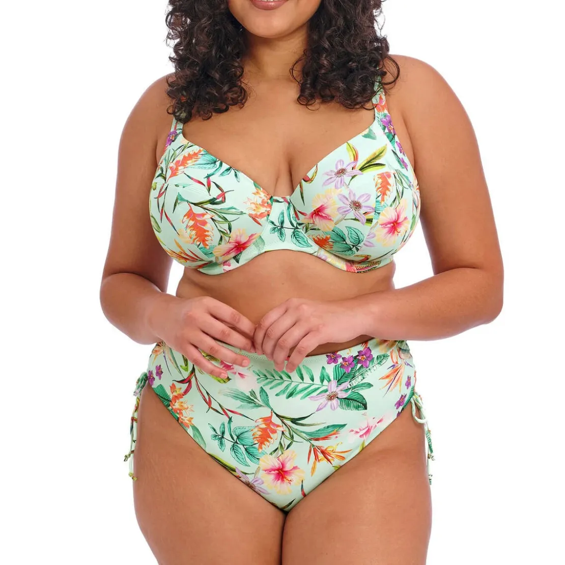 Elomi bainHaut de maillot de bain emboitant- Vert Floral aquatic- Sunshine Cove