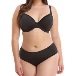 Elomi bainSlip de bain mi-couvrant - Noir ESSENTIALS- Essentials