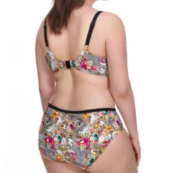 Elomi bainSlip de bain taille mi-haute Imprimé - Noir- Fly Free