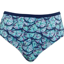 Elomi bainSlip de bain taille mi-haute Imprimé - Bleu Nuit- Abbalone