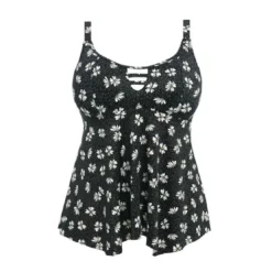 Elomi bainTankini moulé sans armatures - Noir Elomi Bain en nylon- PLAIN SAILING