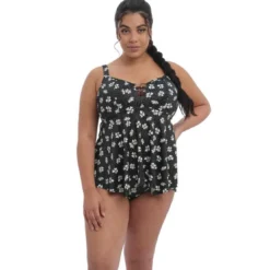 Elomi bainTankini moulé sans armatures - Noir Elomi Bain en nylon- PLAIN SAILING