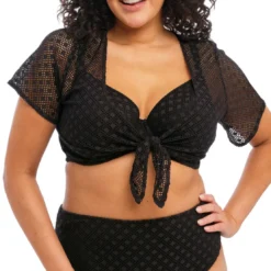 Elomi bainTop de plage - Noir- BAZARUTO