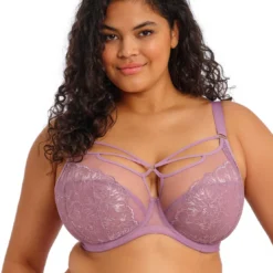 ElomiBRIANNA Soutien-gorge plongeant à armatures violet- BRIANNA