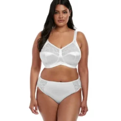 ElomiCulotte classique blanche Elomi en nylon- Cate