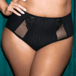 ElomiCulotte haute Noir - Elomi en nylon- Brianna