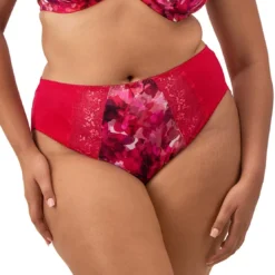 ElomiCulotte rouge en coton- MORGAN