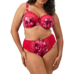 ElomiCulotte rouge en coton- MORGAN