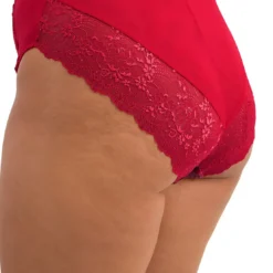 ElomiCulotte rouge en coton- MORGAN