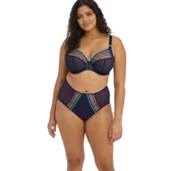 ElomiCulotte Taille Haute - Bleue- MATILDA
